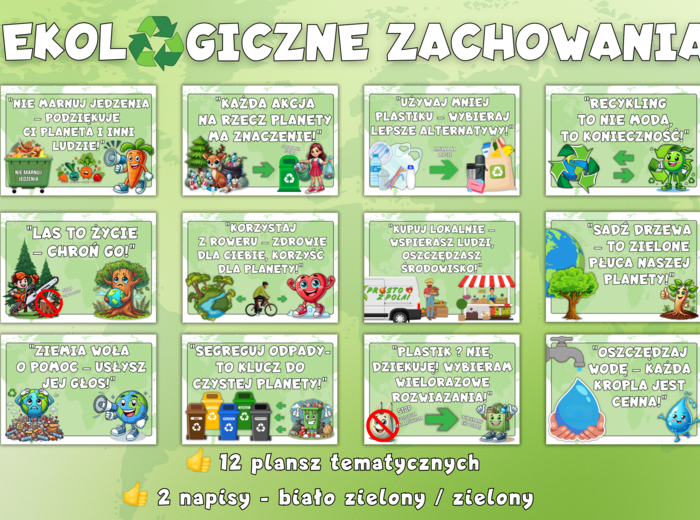 EKOLOGICZNE ZACHOWANIA - Gazetka szkolna