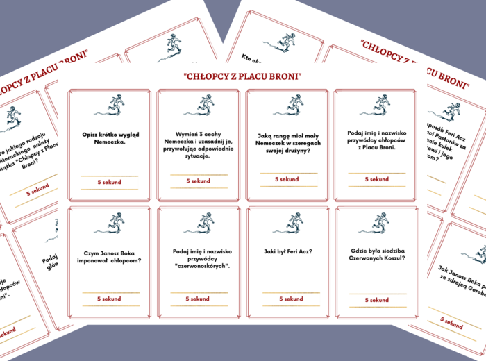 "CHŁOPCY Z PLACU BRONI" – gra „5 sekund”