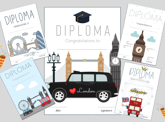 DYPLOMY - JĘZYK ANGIELSKI (zestaw)