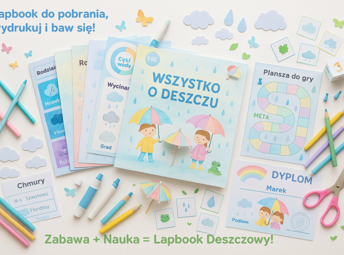Lapbook „Wszystko o Deszczu”