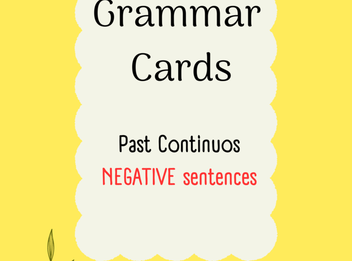 Past Continuous/ Zdania przeczące/ Karty do mówienia/ Mówienie/ Speaking/ Konwersacje/ Klasy 4-8/ Klasy 4-6/ Klasy 6-8/ SP/ Warm-up/ Rozgrzewka/ Speaking cards/ Gramatyka/ Grammar/ Speaking cards grammar/ Grammar cards/ E8