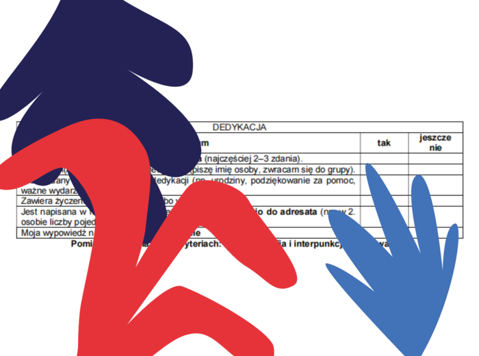 Kryteria do wypowiedzi pisemnej na języku polskim - klasy IV-VI