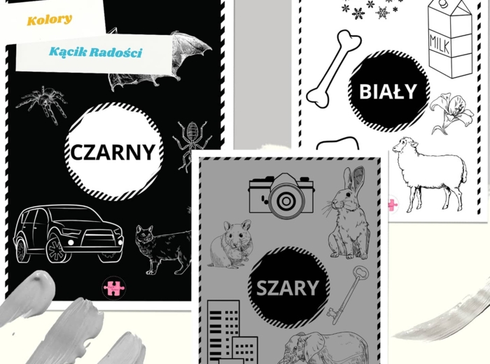 Kolory - plansze edukacyjne