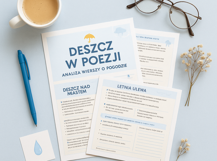 Deszcz w poezji. Analiza wierszy o pogodzie
