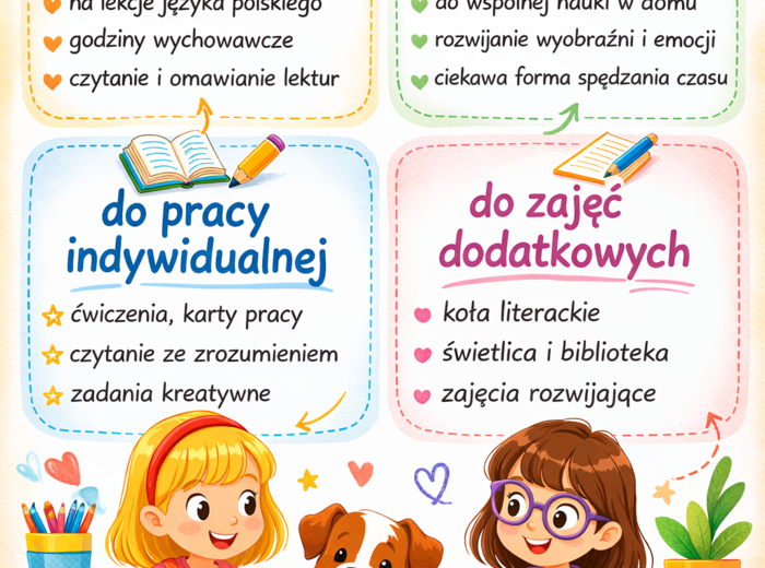 Kasia „Mała” – kreatywne karty pracy z języka polskiego dla klas 1–3