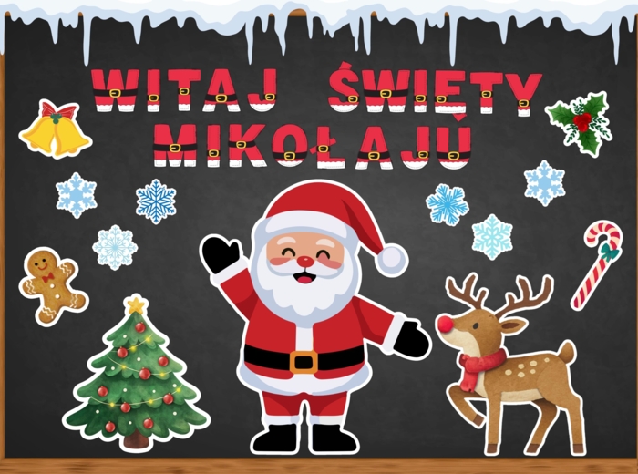 WITAJ ŚWIĘTY MIKOŁAJU - zestaw materiałów na gazetkę