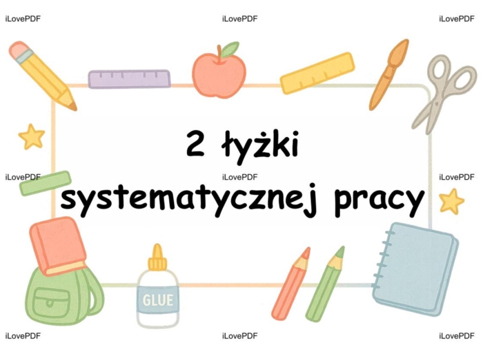 Przepis na udany rok szkolny