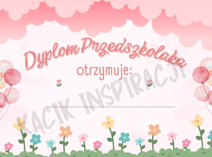 DYPLOMY NA DZIEN PRZEDSZKOLAKA 💜