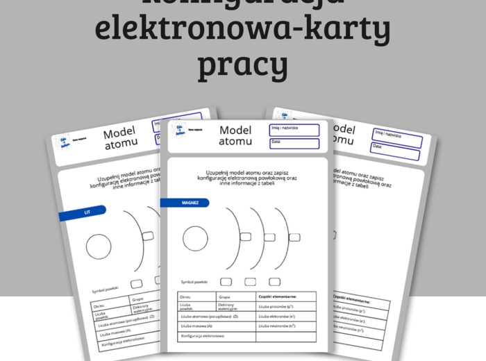 Modele atomu, konfiguacja elektronowa