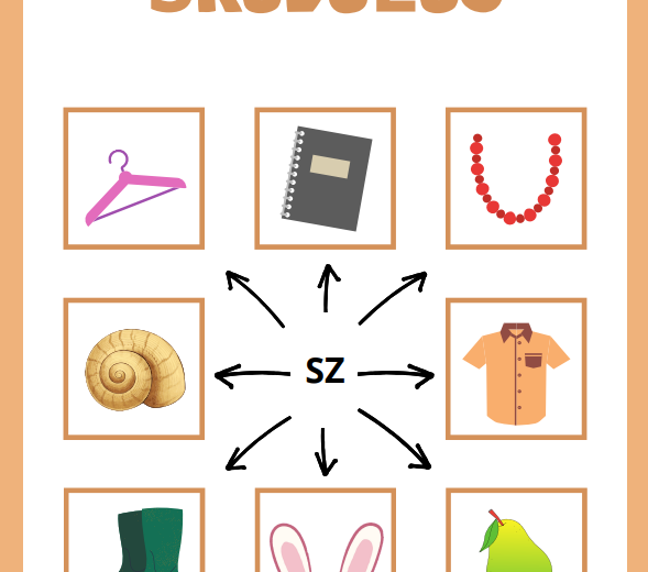 LOGOPEDIA SZEREG SZUMIĄCY GŁOSKA SZ WYRAZY DO ĆWICZEŃ