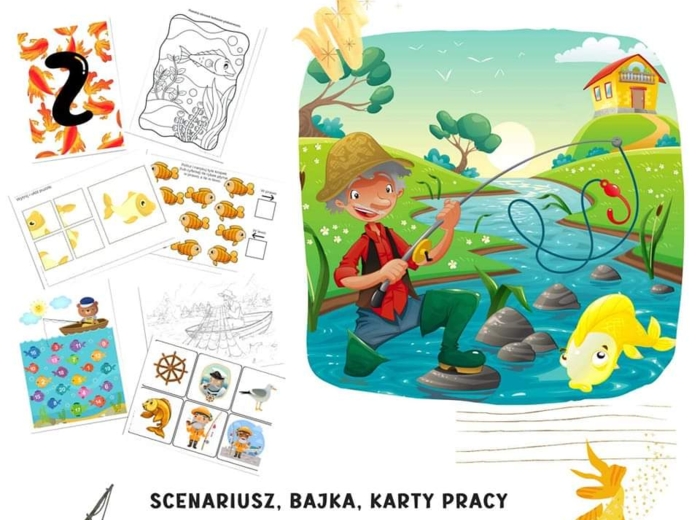 Bajka O rybaku i złotej rybce