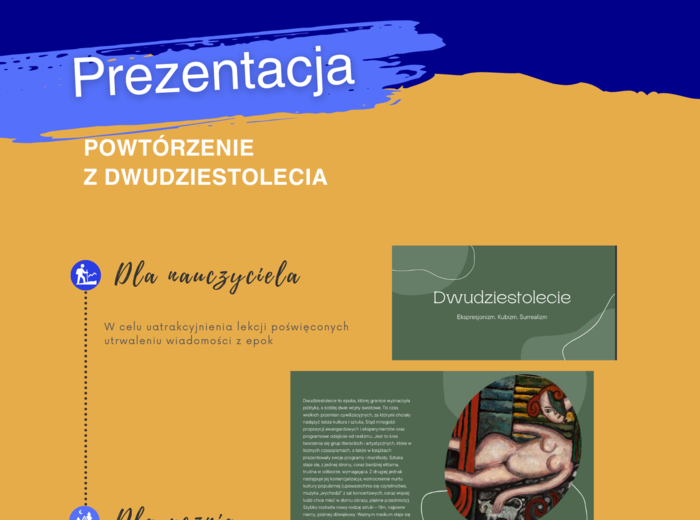 Dwudziestolecie. Ekspresjonizm. Kubizm. Surrealizm