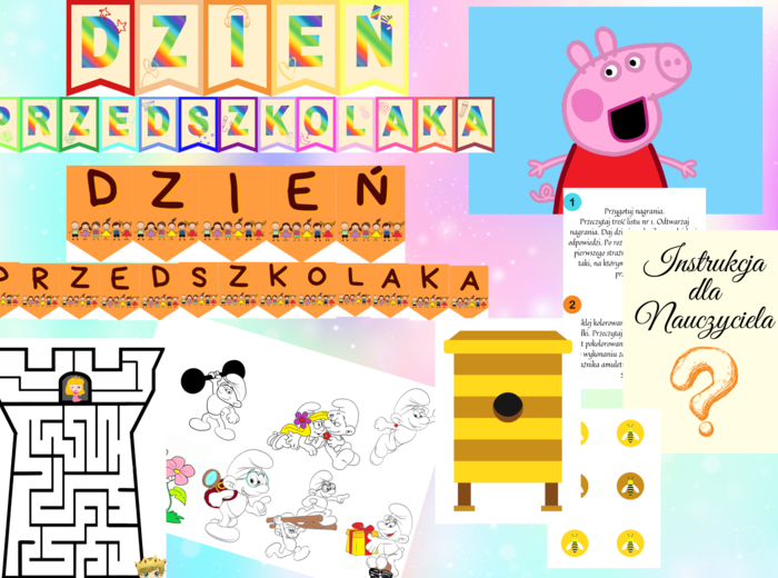 Bajkowa Gra na Dzień Przedszkolaka/ Dzień Postaci z Bajek