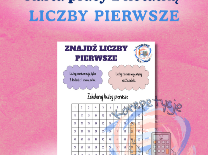 Liczby pierwsze karta pracy
