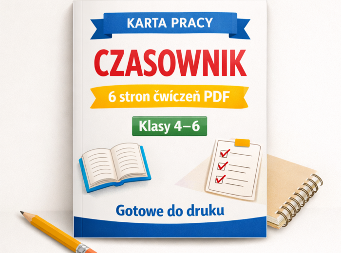 CZASOWNIK [Karta pracy, sprawdzian]