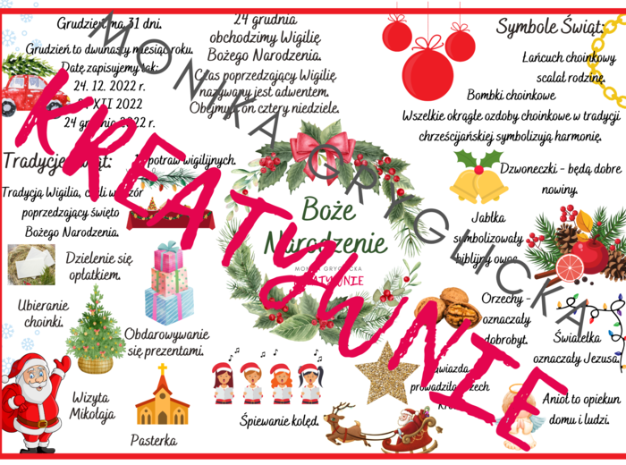 Grafonotka Święta Bożego Narodzenia