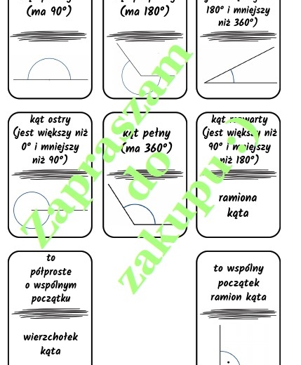 Domino - kąty.