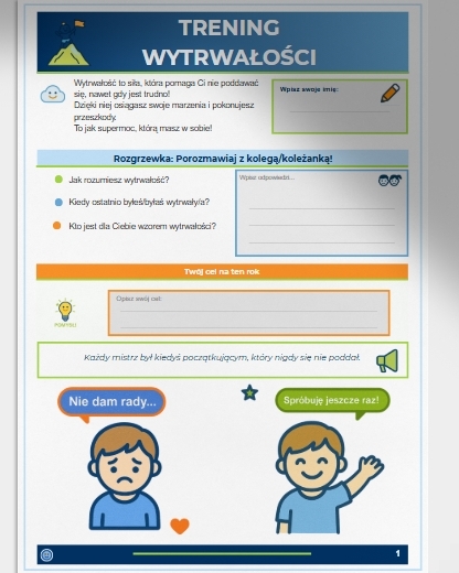 Zestaw ćwiczeń: "Trening wytrwałości"