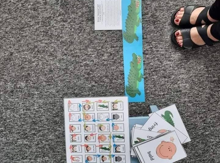 Describing faces games