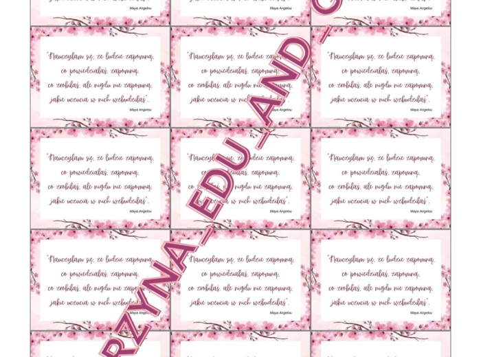 Kupony z cytatami - Dzień Kobiet