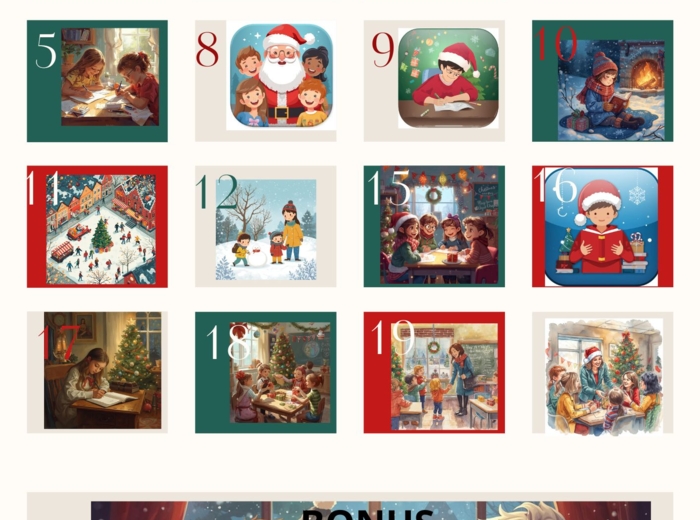 Kalendarz jak adwentowy- polonistyczny