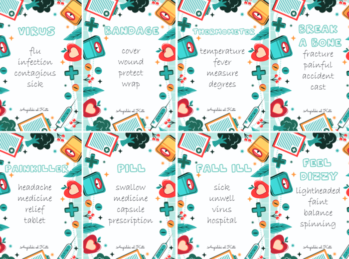 Health (Zdrowie) gra Taboo /72 karty