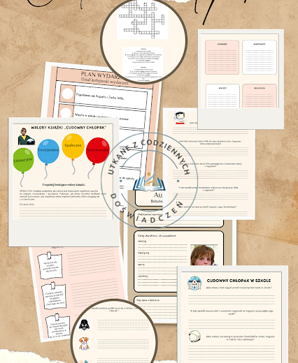 ,,Cudowny chłopak" na lekcji języka polskiego- zestaw zadań na nie jedną lekcję