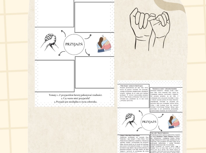 Motyw przyjaźni + odpowiedzi egzamin ósmoklasisty