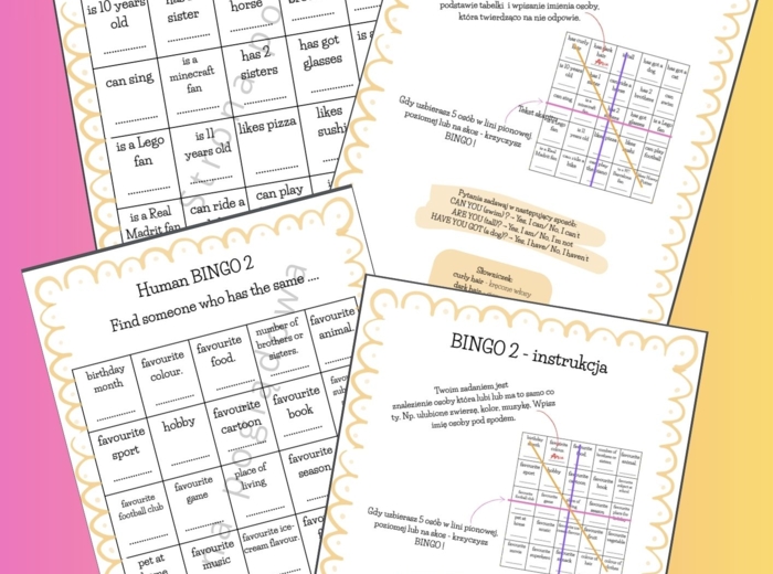 Human Bingo - Let me know you better