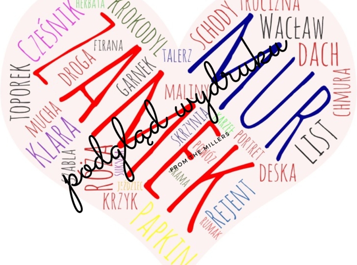 Chmura skojarzeniowa - "Zemsta", "Balladyna", "Tajemniczy ogród".