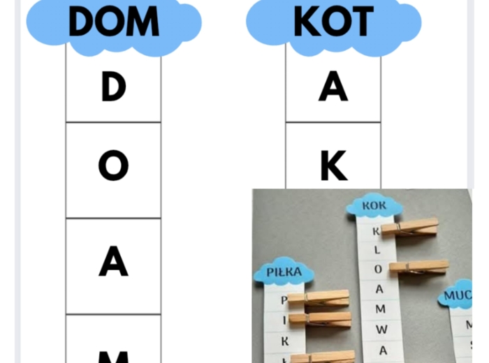 Zabawy klamerkowe🩵