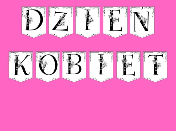 Girlanda DZIEŃ KOBIET