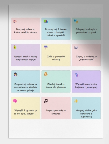 Słoik pomysłów na deszczowy dzień