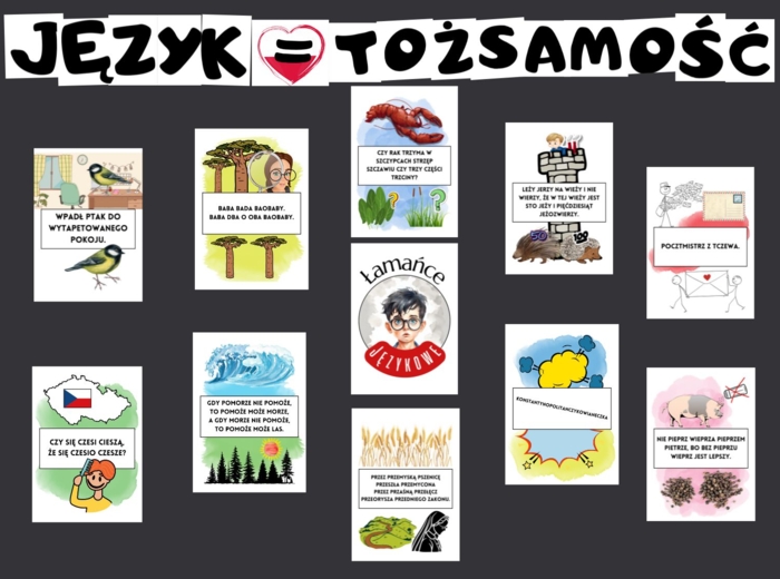 Dzień Języka Ojczystego - łamańce językowe - gazetka