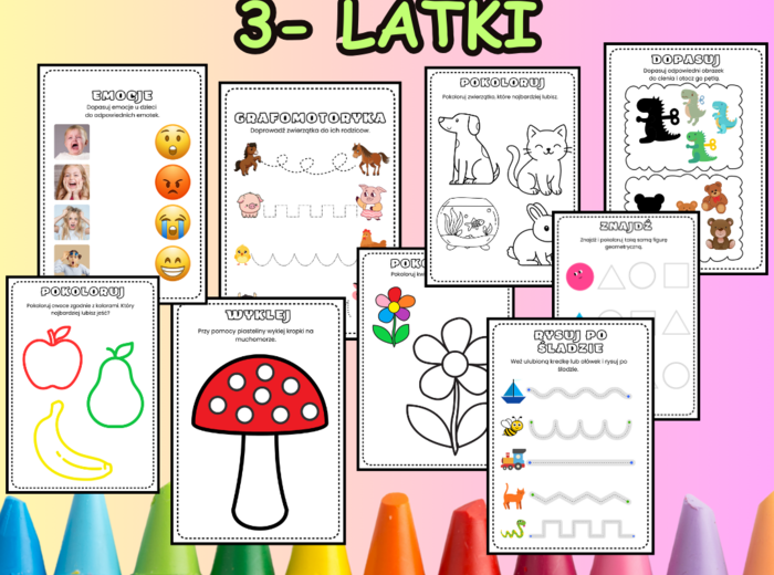 KARTY PRACY - 3 LATKI