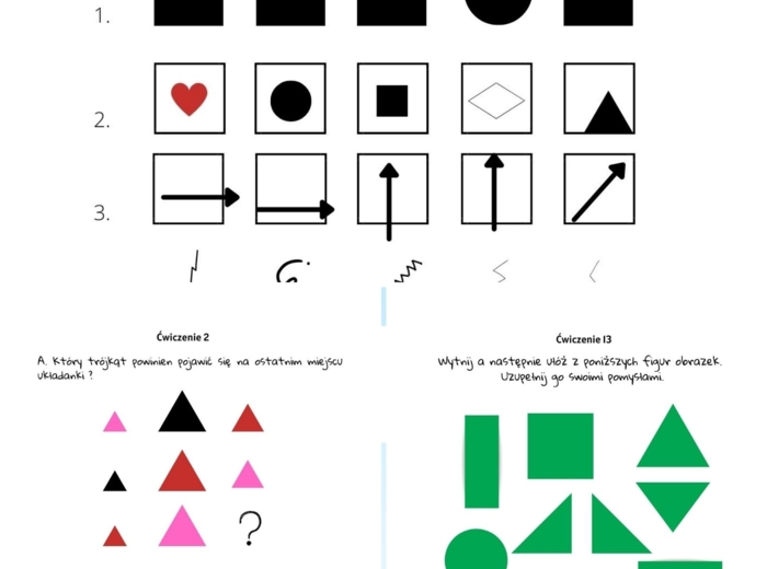 Trening funkcji poznawczych. Pamięć, koncentracja uwagi, logiczne myślenie, kreatywność. Część 1.