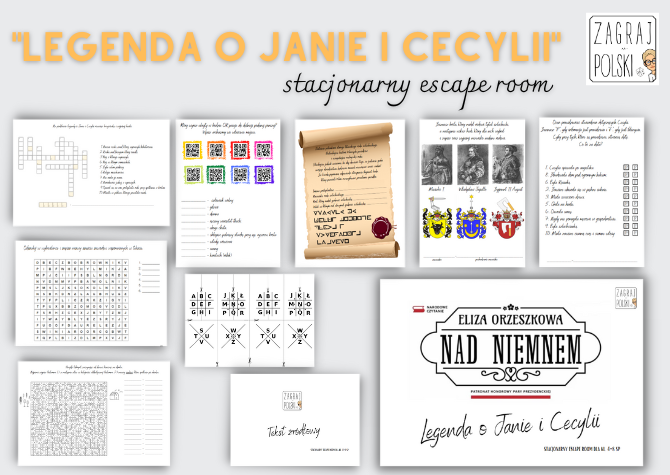 Legenda o Janie i Cecylii - stacjonarny escape room [Narodowe Czytanie 2023 - "Nad Niemnem" E. Orzeszkowej]