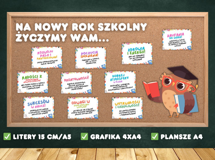 NA NOWY ROK SZKOLNY, ŻYCZYMY WAM... - Gazetka szkolna