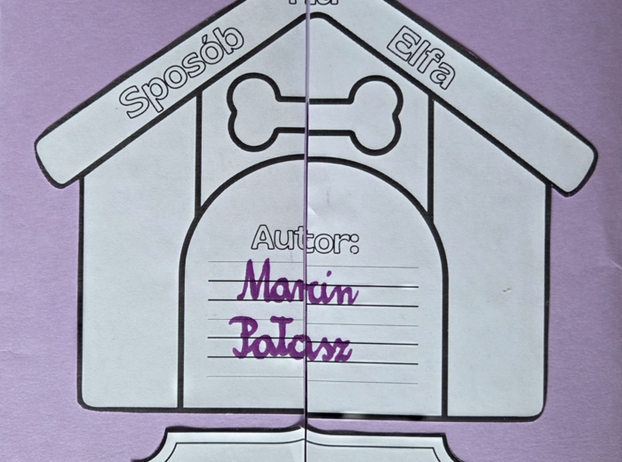 Lapbook – „Sposób na Elfa” + test ze znajomości lektury + kod QR do testu