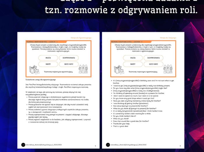 "Speaking Maturalny, część 1"