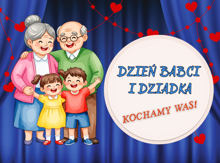 Dekoracja na Dzień Babci i Dziadka - do wycięcia lub plakat XXL