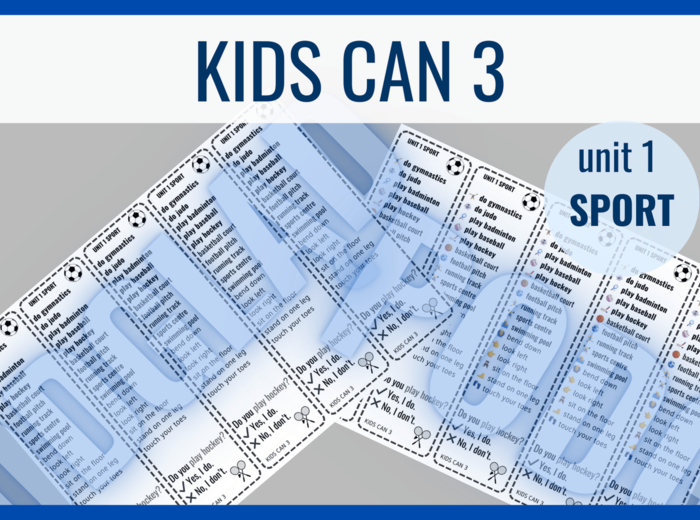 Kids Can 3 unit 2 – zakładki do książki