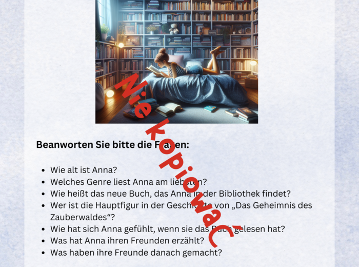 Liest du gern? Niemiecki, scenariusz i karty pracy, tekst, słownictwo, zadania, gramatyka, komplet