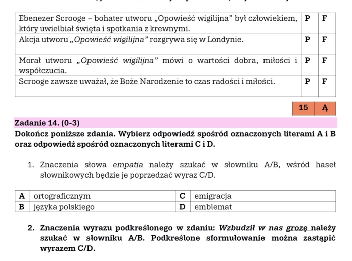 30 zadań do szybkiej powtórki przed E8