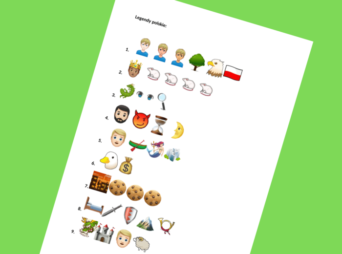 REBUSY – rebus - legendy polskie