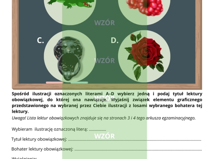 Próbny egzamin ósmoklasisty - Akademia pana Kleksa