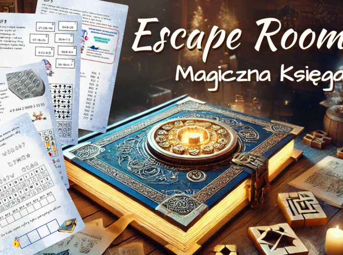 ŚWIĄTECZNY ESCAPE ROOM - klasa 4-6, matematyczna gra, dodawanie, odejmowanie pisemne, kolejność wykonywania działań, zagadki, łamigłówki, Boże Narodzenie, zima, święta, adwent