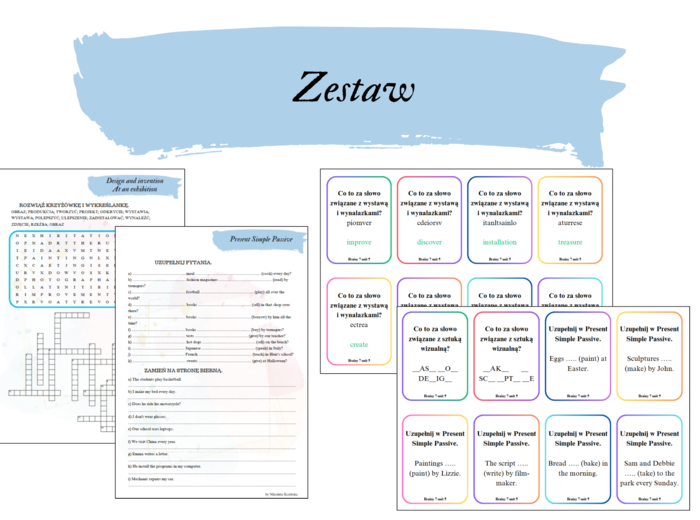 Brainy 7 unit 5 zestaw karty pracy + karty powtórzeniowe do gier