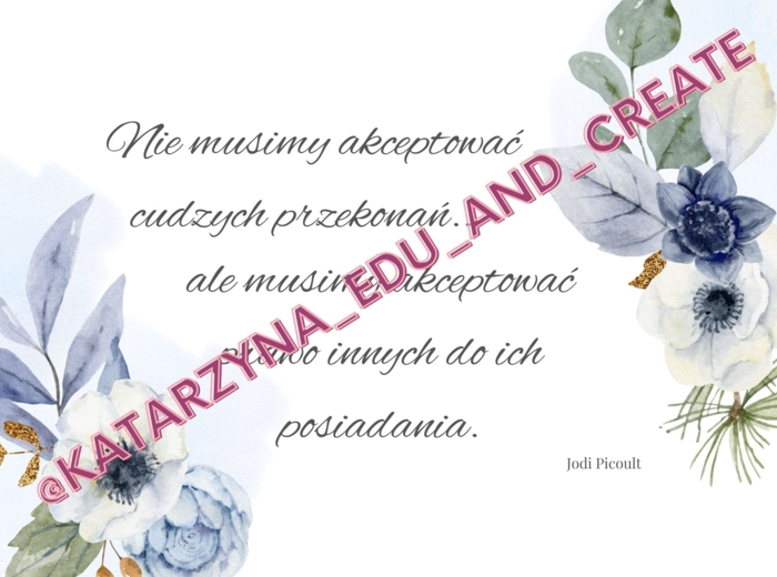 Tolerancja - plakaty z cytatami i aforyzmami