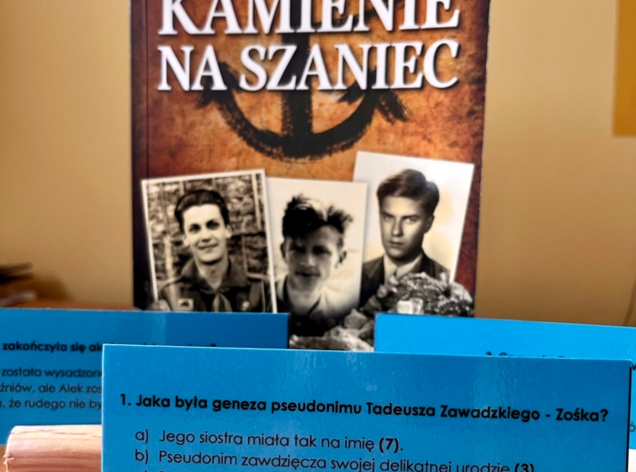 Quiz kołowy - Kamienie na szaniec - zamiast kartkówki